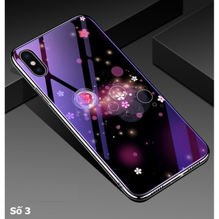 Ốp lưng iphone kính hoa cực đẹp