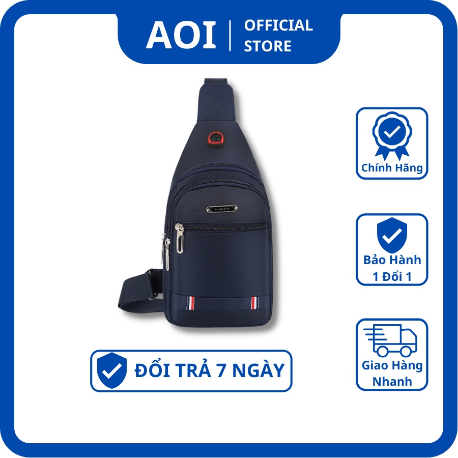 Túi đeo chéo nam vải canvas chống nước 3 ngăn phong cách Hàn Quốc -  AOI OFFICIAL STORE M9905 | BigBuy360 - bigbuy360.vn