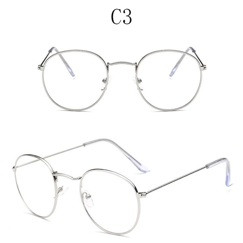 Mắt kính gọng tròn thời trang unisex