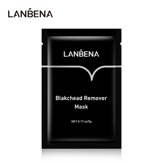 Mặt nạ bùn loại bỏ mụn đầu đen Kiểm soát dầu làm săn chắc da mặt LANBENA 5g*10pcs
