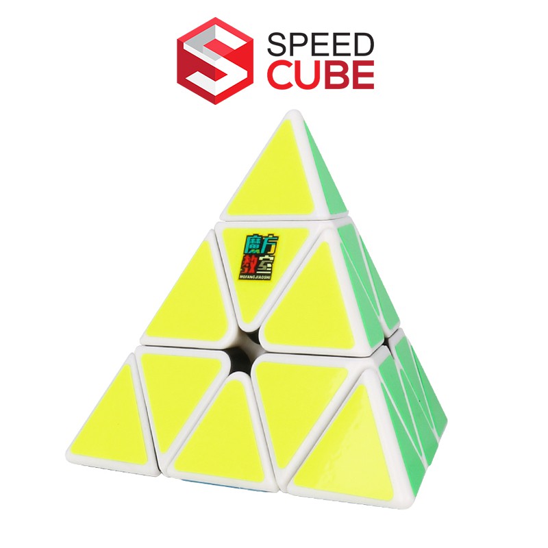 Rubik Pyraminx Stickerless MoYu MeiLong MFJS , Rubik Tam Giác Rubic Kim Tự Tháp MF8857