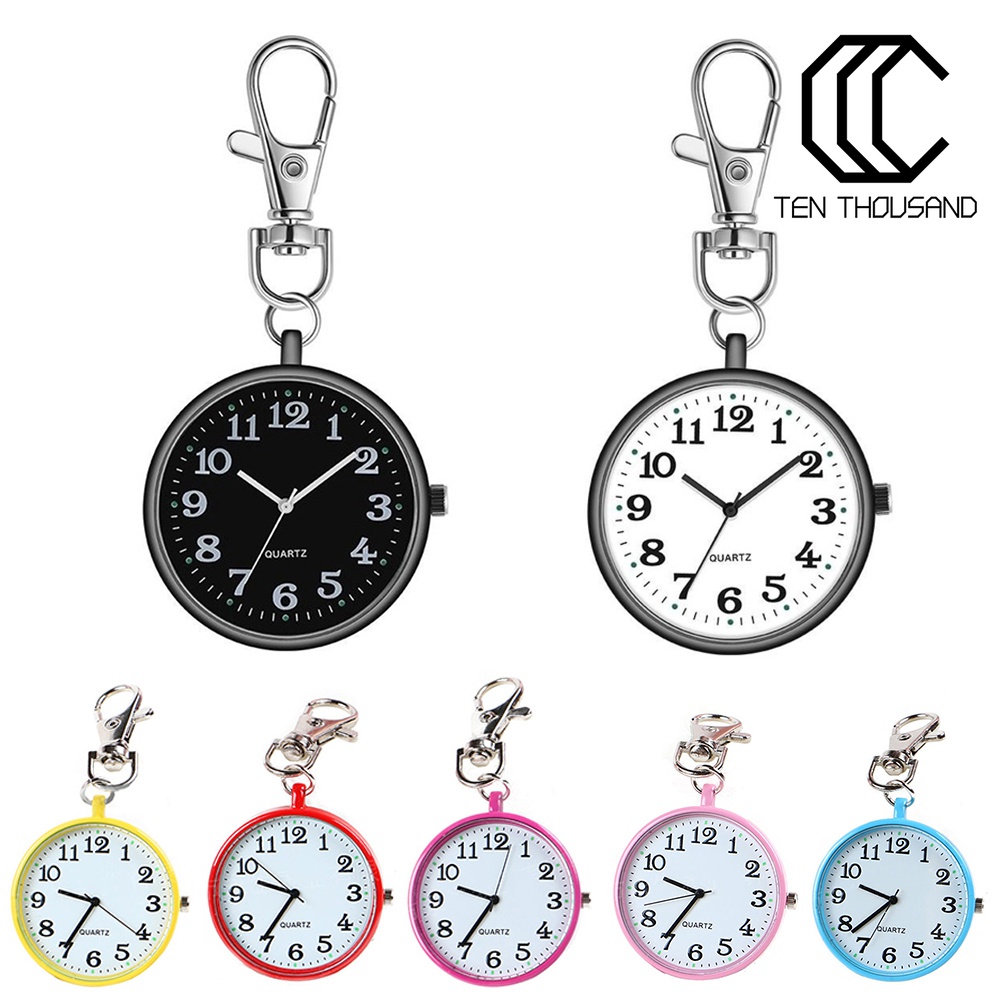 ✧Đồng Hồ Bỏ Túi Unisex Kết Hợp Móc Khóa