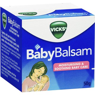 Dầu bôi ấm ngực, giảm ho VICKS BABY BALSAM 50g