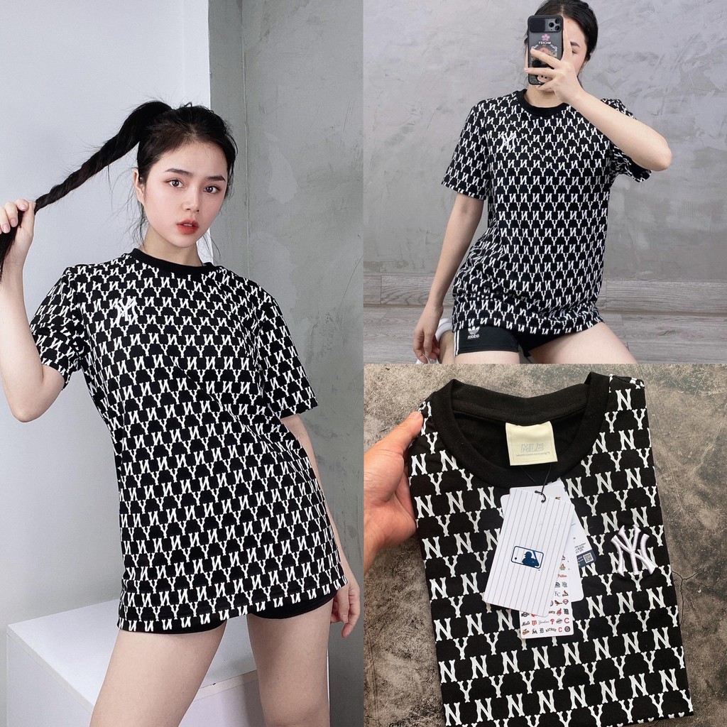 | Ảnh Thật | Áo Mono Yankees Logo Thêu