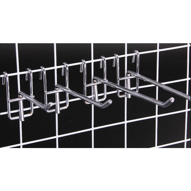 Combo 10 Móc Cài Lưới, tay treo đồ INOX 304 đủ cỡ