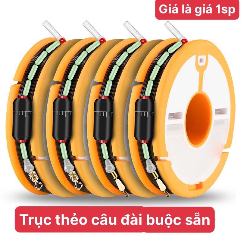 Dây trục câu đài buộc sẵn đẩy đủ kích thước, thẻo câu đài buộc sẵn DT10