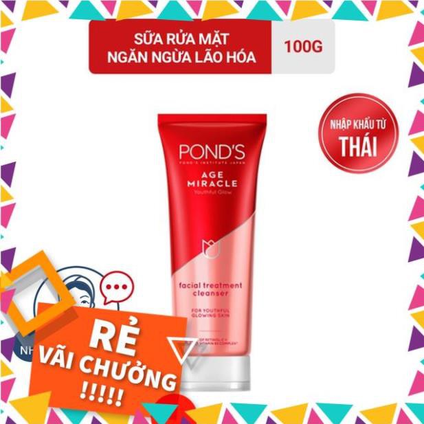 Sữa rửa mặt ngăn ngừa lão hóa Pond's Age Miracle 100g