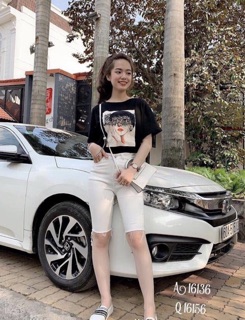 QUẦN JEAN LỬNG TRẮNG ĐEN NỮ MỚI