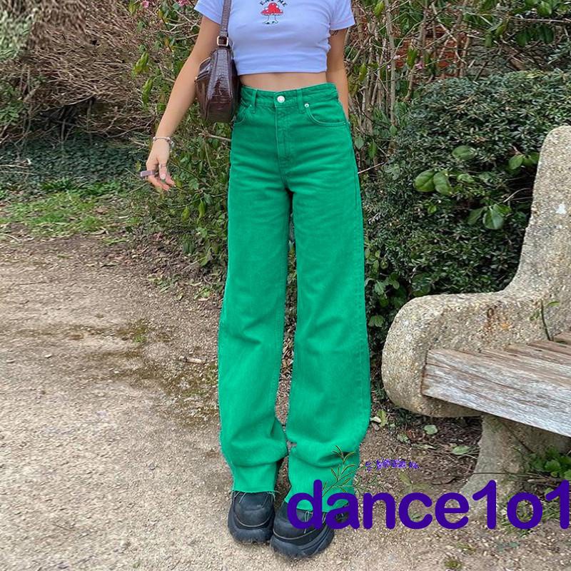 Quần Jean Nữ Ống Rộng 4 Màu Sắc Đơn Giản Tuỳ Chọn | BigBuy360 - bigbuy360.vn