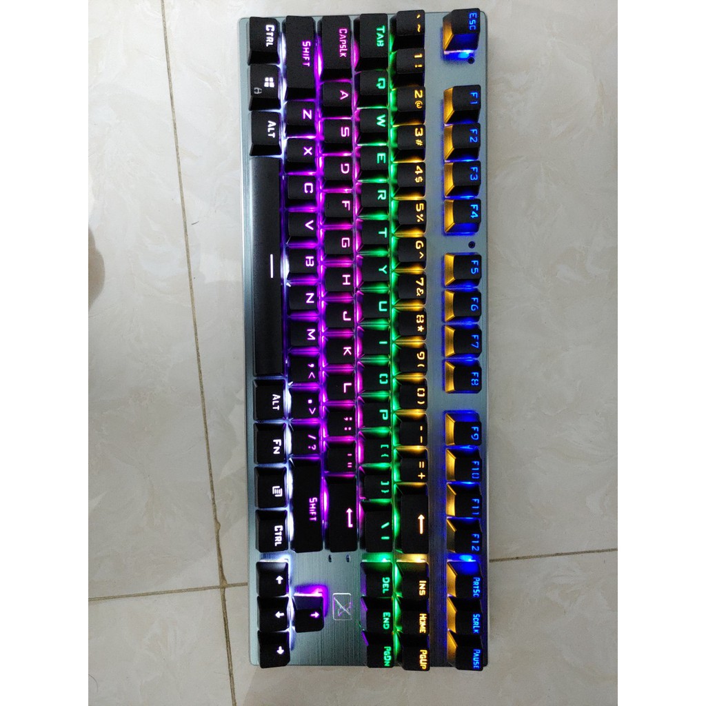 Bàn phím cơ Không Dây Bluetooth Pin Sạc Xinmeng K950 LED Rainbow | BigBuy360 - bigbuy360.vn