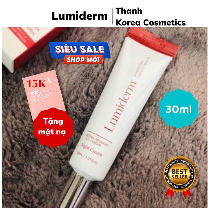 Kem Retinal Lumiderm 1% Advanced - A Cream Làm Sáng Da, Cải Lão Hoàn Đồng Hàn Quốc 30ml