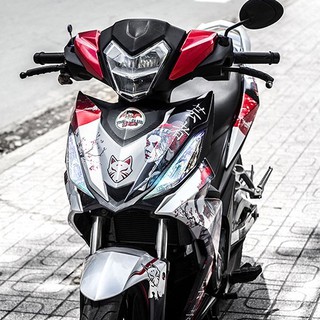 Tem Trùm Winner 150 Bạc Đỏ Samurai