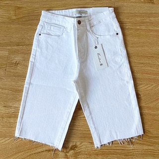 Quần biker short trơn lai cắt