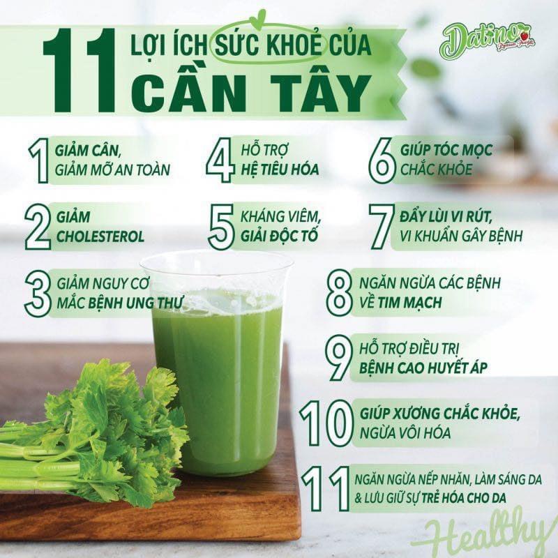 Cần Tây Mật Ong Collagen .