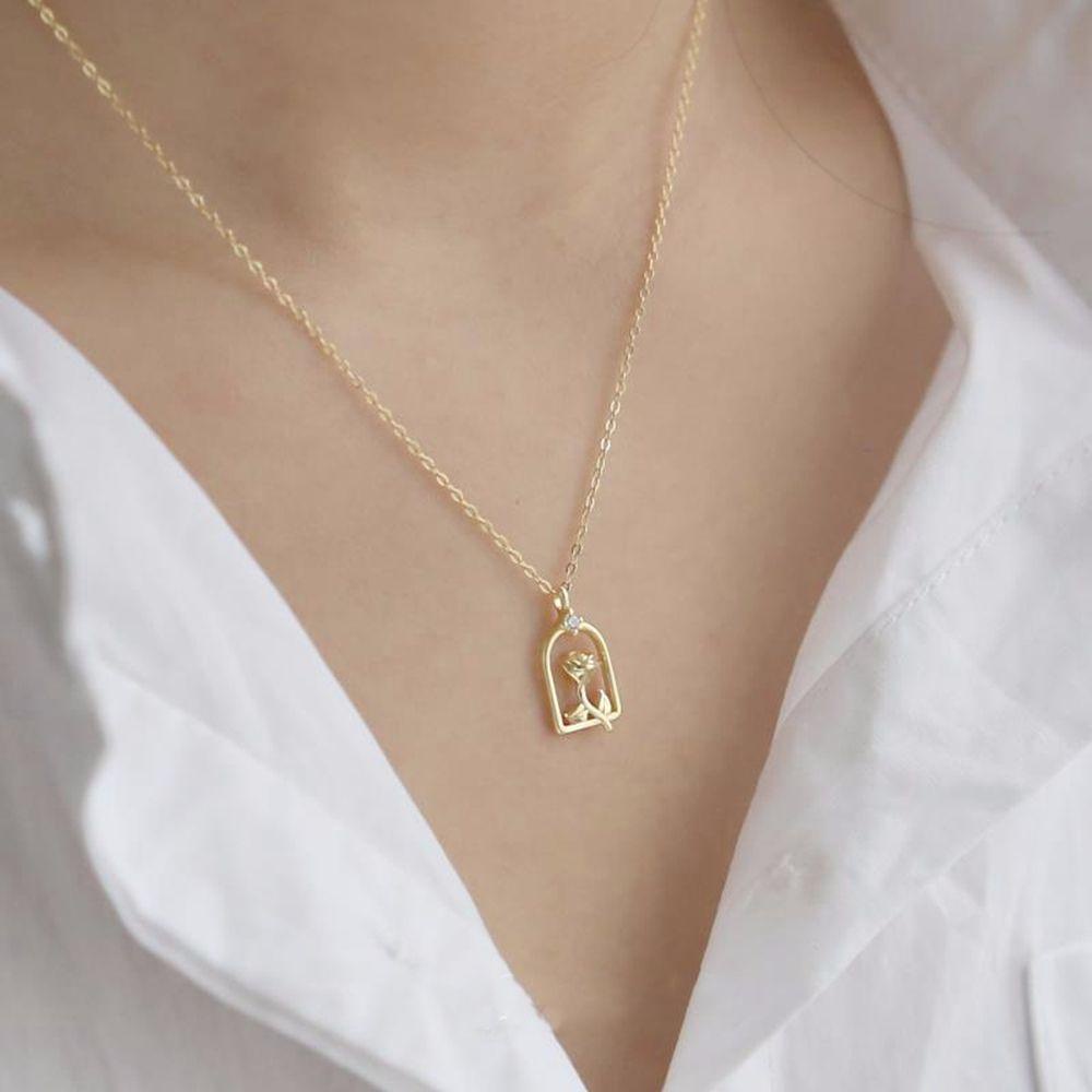 SOMEDAYZL Vòng cổ Đồng Phong Cách Hàn Quốc Sang Trọng Cho Nữ