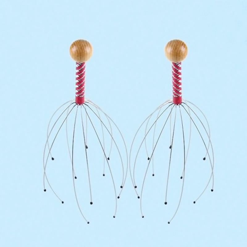 [Hàng mới về] Cây mát-xa da đầu thiết kế bạch tuộc làm phồng tóc