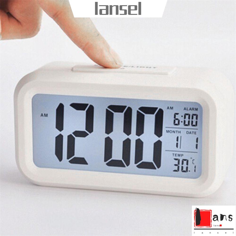 Đồng hồ báo thức điện tử để bàn có đèn led nhiều màu sắc