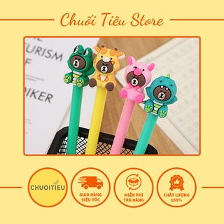 Bút Nước Hình Gấu Brown Cosplay Dễ Thương Giá Sỉ Chuối tiêu Store