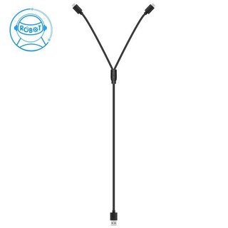 Dây cáp sạc chuyển đổi dữ liệu usb sang 2 đầu type-c 1m cho osmo pocket 2
