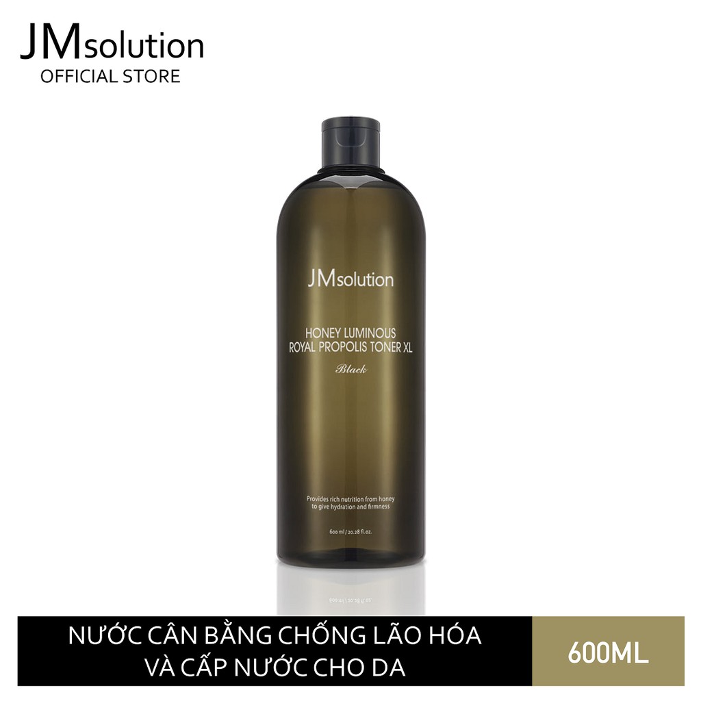 Nước Cân Bằng Da Chống Lão Hóa Toner Jmsolution Honey Luminous Royal Propolis Toner XL 600ml