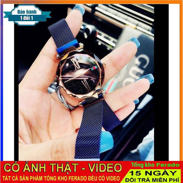 [ xả kho ] ĐỒNG HỒ NỮ 1102 DÂY THÉP LƯỚI NAM CHÂM THỜI THƯỢNG, PHONG CÁCH HÀN QUỐC