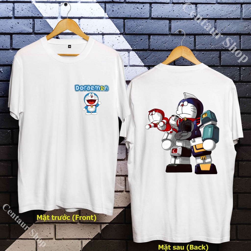 Áo Thun Doraemon Mèo máy Doremon 2 mặt trẻ em đẹp cực chất ngắn tay cute dễ thương K24DRM059