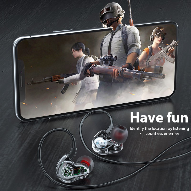 Tai nghe NEWMSNR lõi tứ 9D Sorround bass có mic cao cấp