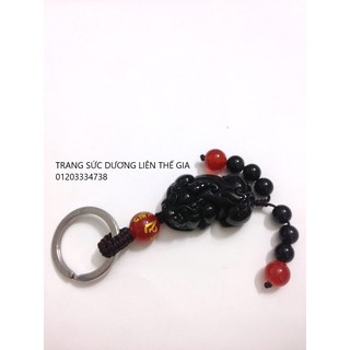 MÓC KHÓA OBSIDIAN TỲ HƯU