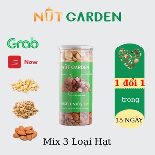 Nut Garden - Mixed Nuts 3 Loại Hạt Nhập Khẩu - Macca - Óc Chó -Hạnh Nhân - 500gr