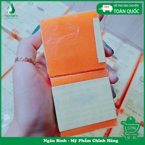 Xà phòng nghệ cam thái lan chính hãng làm chất bã nhờn, sáng da, giảm mụn trứng cá