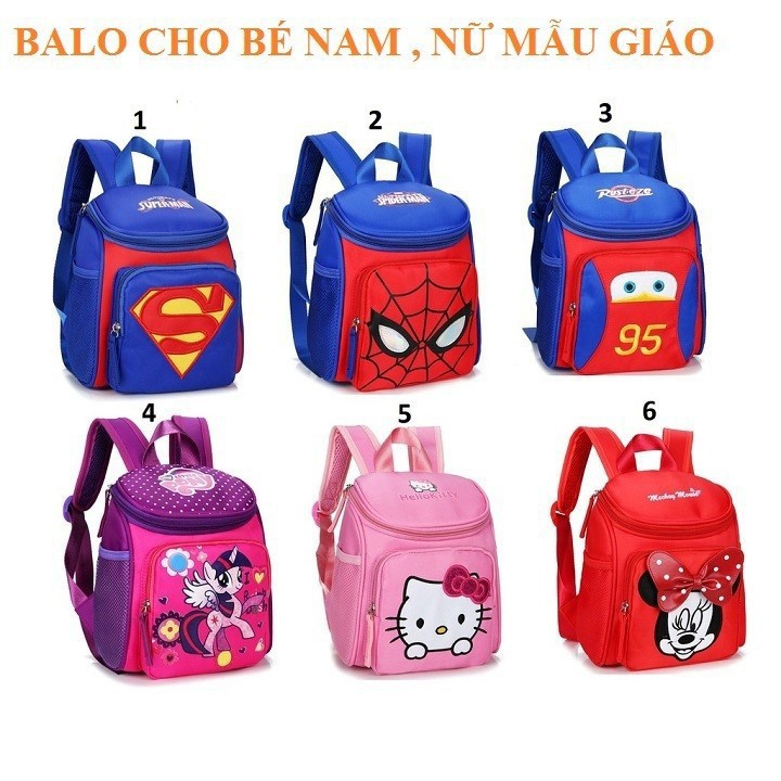 Balo Cho Bé Trai Gái, Balo Lô Cho Bé Đi Mẫu Giáo Chống Nước Cao Cấp Pony