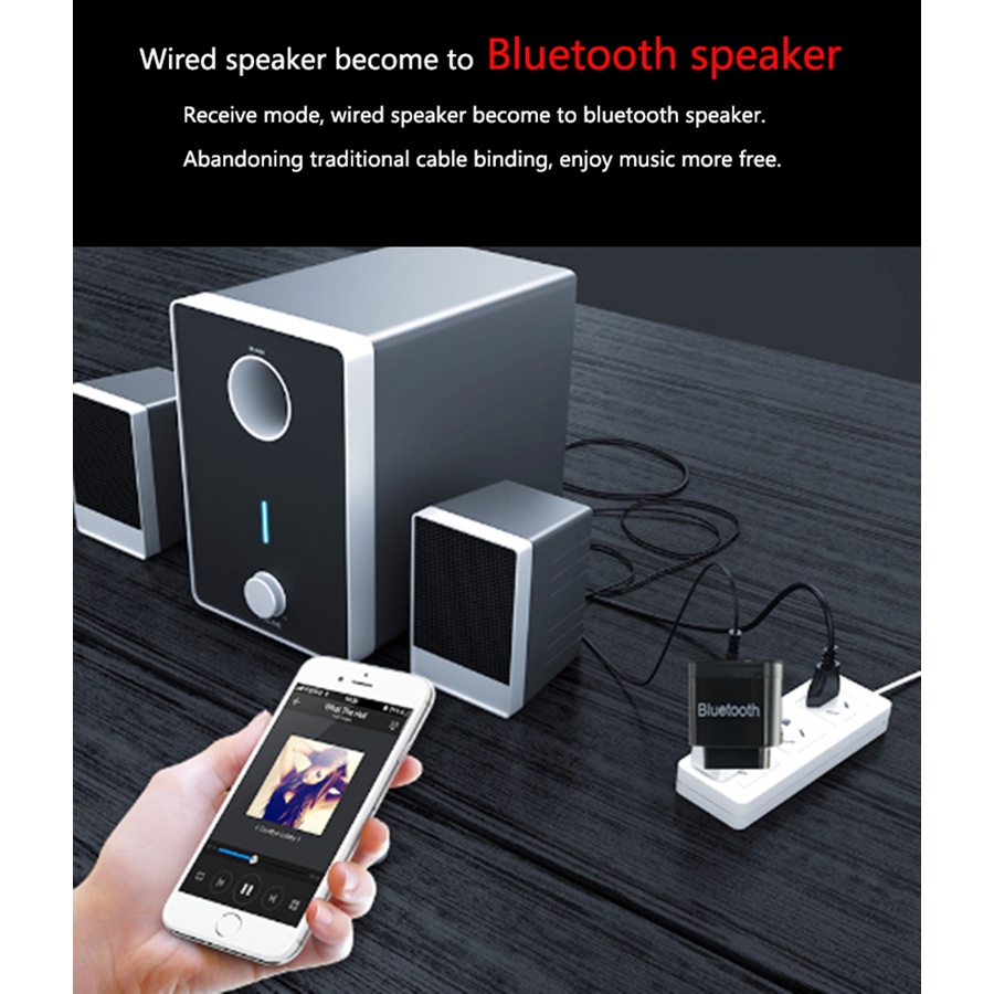 Thiết Bị Nhận Không Dây Bluetooth 3.0 + EDR Tích Hợp Cổng Sạc USB BTR-108