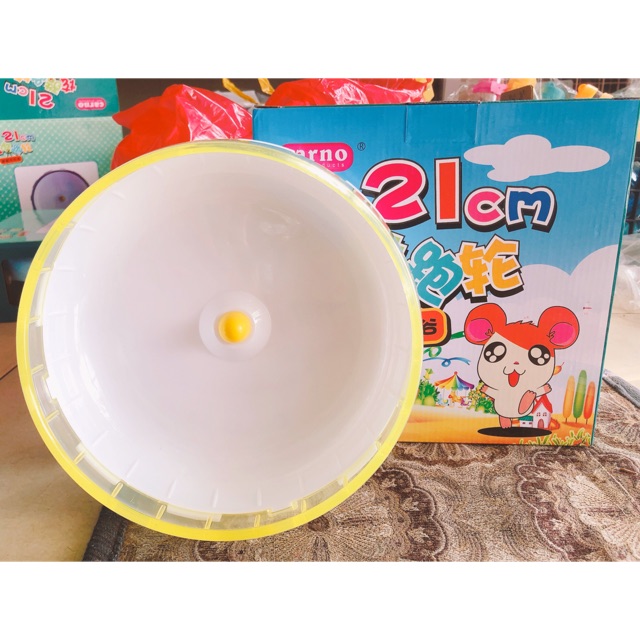 Wheel 21cm, đồ tập thể dục cho hamster, nhím