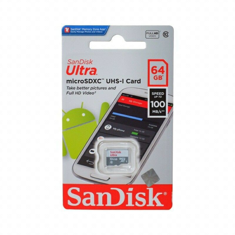 Thẻ Nhớ Sandisk Ultra 100mb / S Micro Sdxc 64gb Class-10