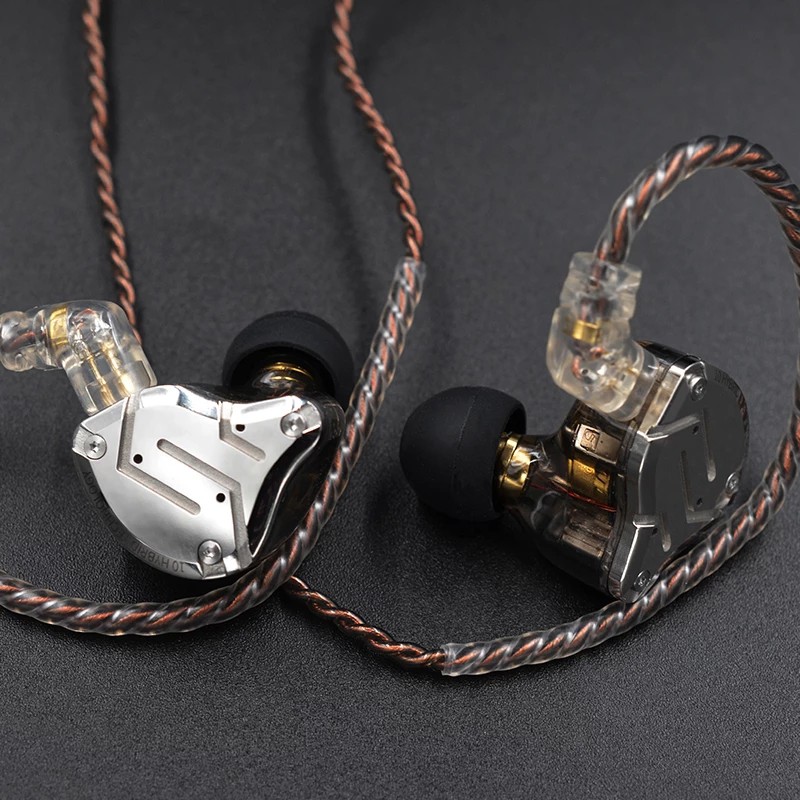 Tai nghe nhét tai KZ Zs10 Pro 1dd + 4ba âm thanh hifi As10 Zsn Pro Ca16 Zsx C12 V90 Vx T4 nhiều màu sắc