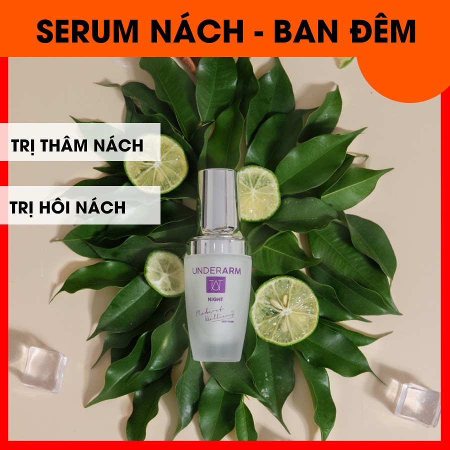 [GIẢM HÔI NÁCH, THÂM NÁCH] Serum nách Robert Williams UnderAm (BAN ĐÊM)