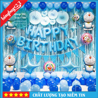 Set Sinh Nhật Doremon Cho Bé Trai Bé Gái, ComBo Trang Trí Sinh Nhật Tiệc Thôi Nôi Đầy Tháng Siêu Đẹp ♻️HOT SALE♻️