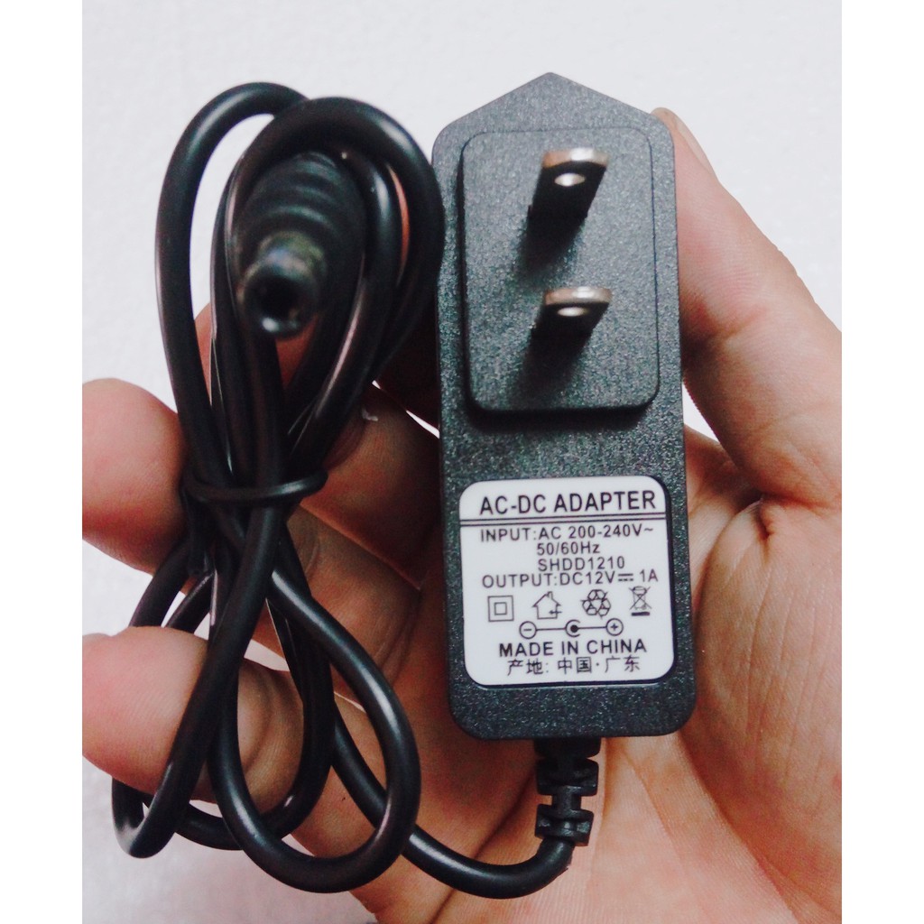 Nguồn 12V-1A - Adaptor 12V-1A Cho Camera, Thiết Bị Điện Tử BH 12 Tháng