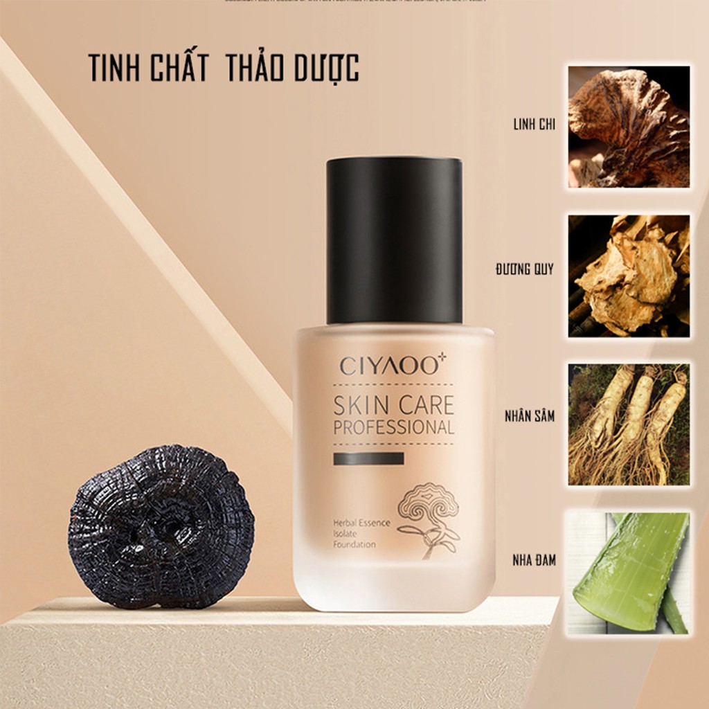 Kem Nền Che Khuyết Điểm CIYAOO 💝FREESHIP💝 Cho Da Dầu Dưỡng Ẩm Lâu Trôi 30ml