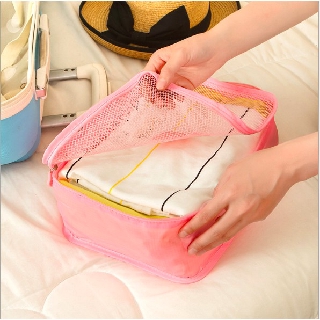 Set 6 túi du lịch chống thấm SECRET POUCH chống thấm giúp sắp xếp hành lý gọn gàng thông minh