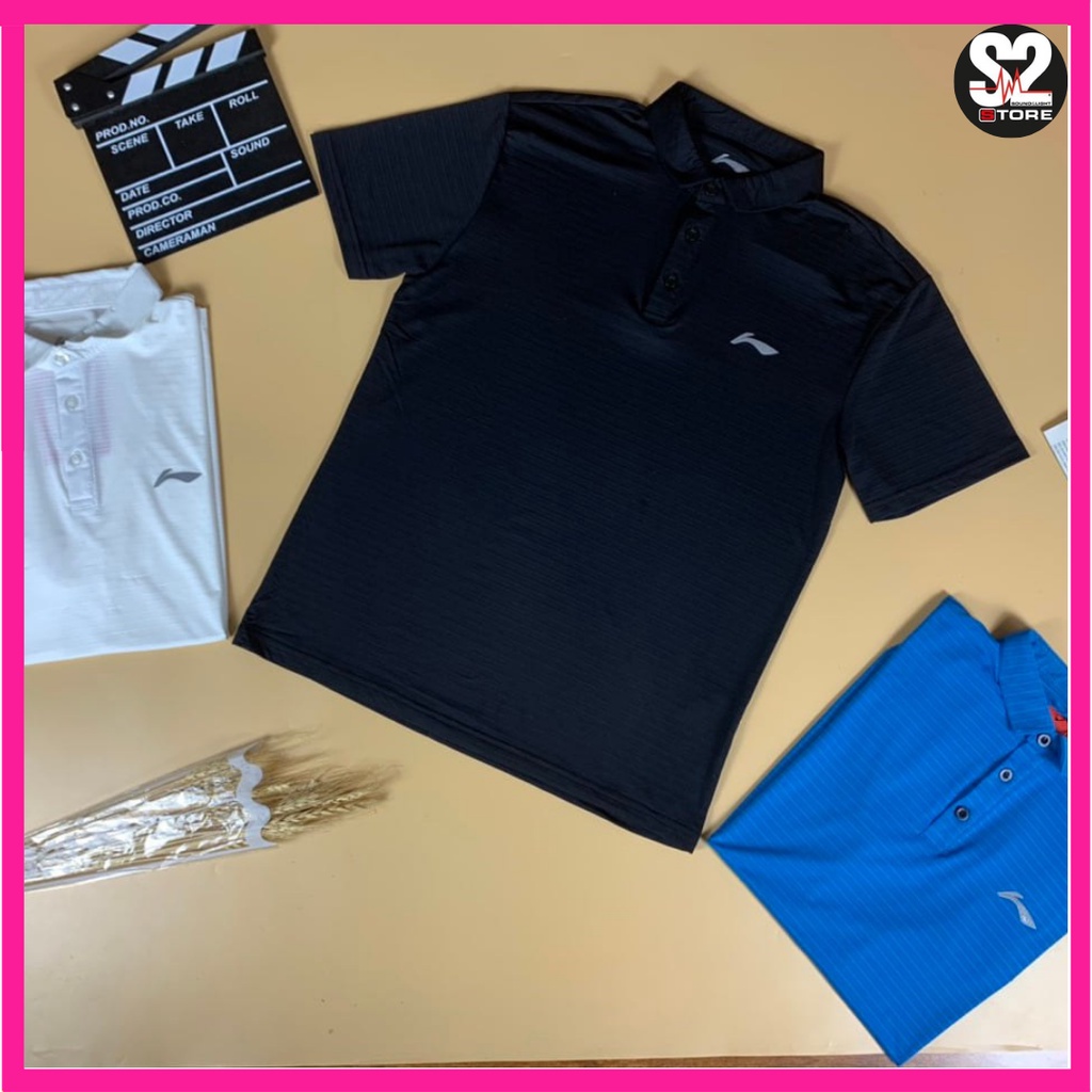 Áo THUN nam , áo phông có cổ LINING cho nam chất liệu poly co dãn thoáng mát