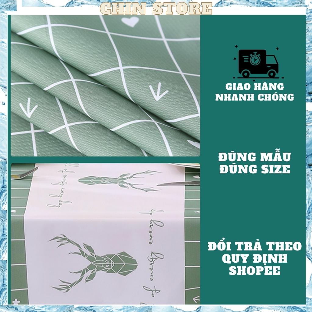 Khăn trải bàn vải PEVA cao cấp - vải trải bàn phòng khách, phòng ăn, decor chống thấm, phong cách bắc âu nhiều mẫu