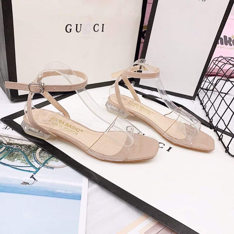 Giày sandal đế siêu êm mùa hè hai quay khóa hàn quốc 2019