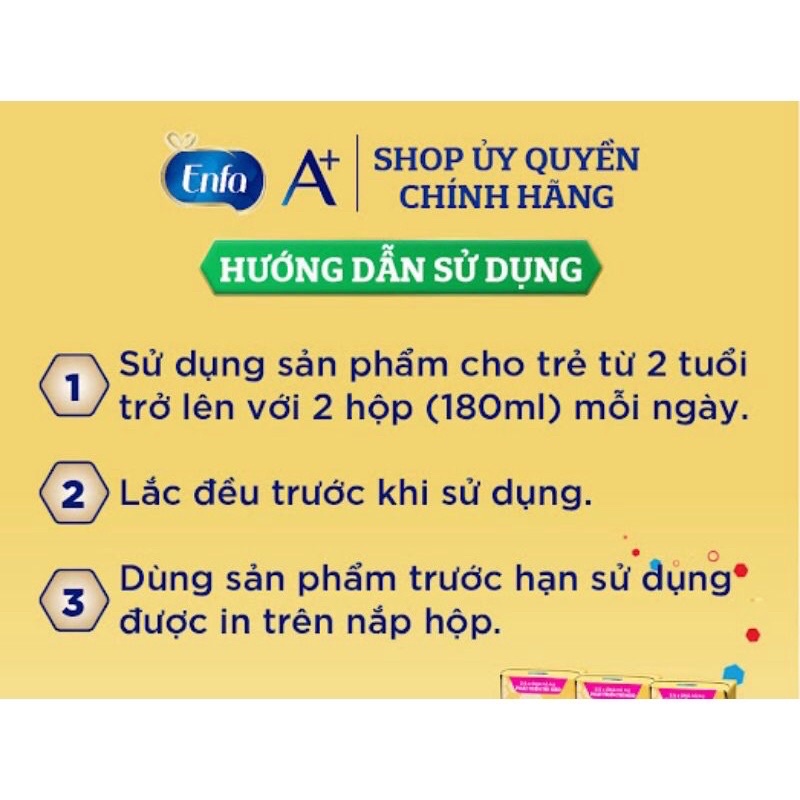 Thùng 24 hộp Sữa bột pha sẵn Enfagrow A+ hương vị vanilla 180ml