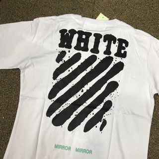 Áo phông thun tee ow ofwhite (ảnh thật)