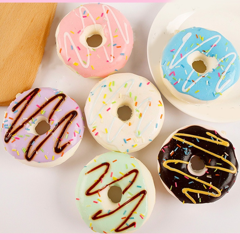 Mô Hình Bánh Donut Giả Bằng PU Dùng Làm Đạo Cụ Chụp Ảnh