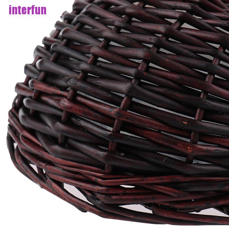 Giỏ Mây Treo Tường Đựng Chậu Hoa Tiện Dụng