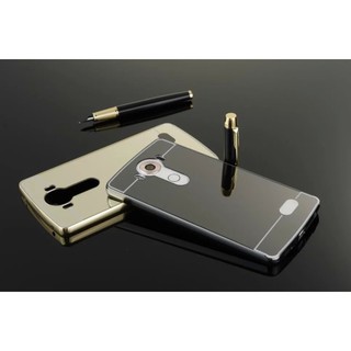 Ốp lưng viền kim loại lưng gương bóng cho LG V10.
