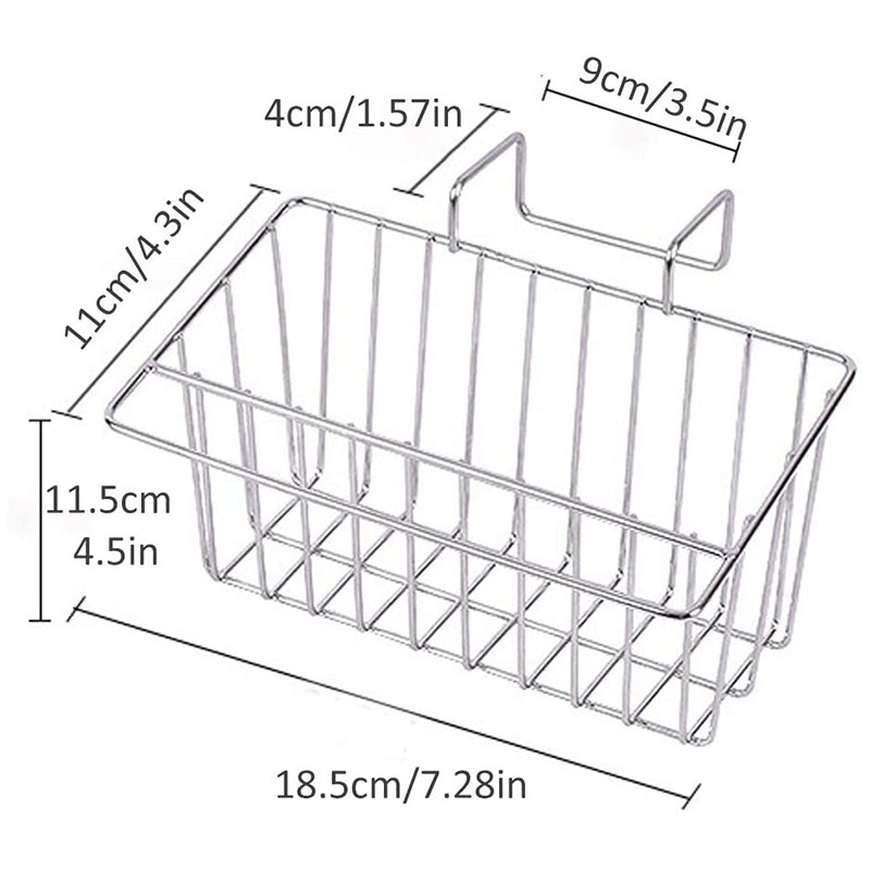 Giá Treo Bọt Biển Rửa Chén Bằng Thép Không Gỉ