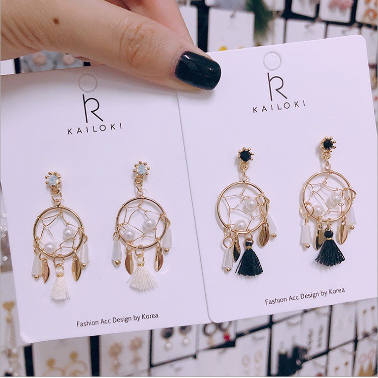 Khuyên tai Dream Catcher (2 màu)